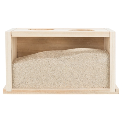 Trixie zandbad hamster / gerbil onbehandeld hout - Afbeelding 6