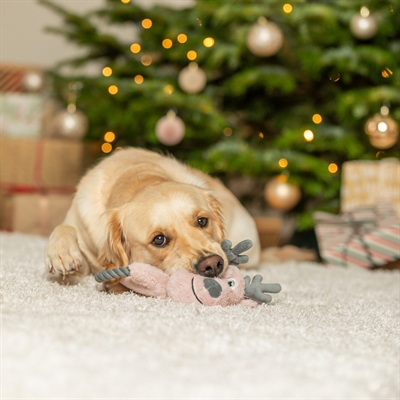 Trixie xmas rendier met touw pluche / katoen roze (47 CM) - Afbeelding 6