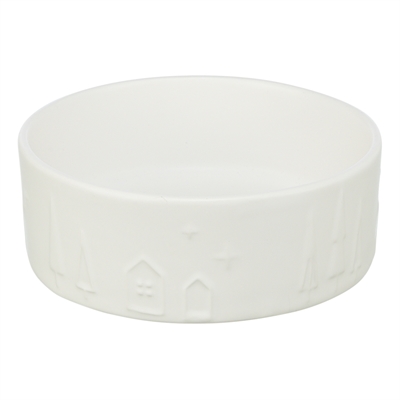 Trixie xmas voerbak hond keramiek wit (20 CM 1,4 LTR) - Afbeelding 2