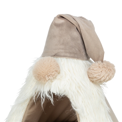 Trixie xmas tent kabouter velvet look beige (45X45X47 CM) - Afbeelding 3