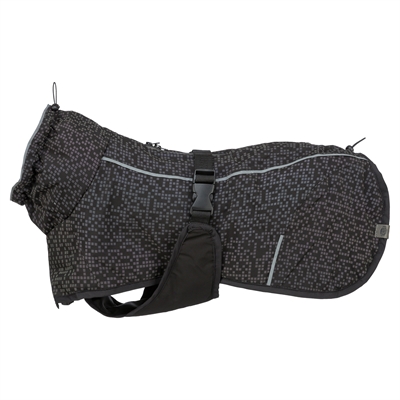 Trixie hondenjas limoux reflect zwart / grijs (30 CM)