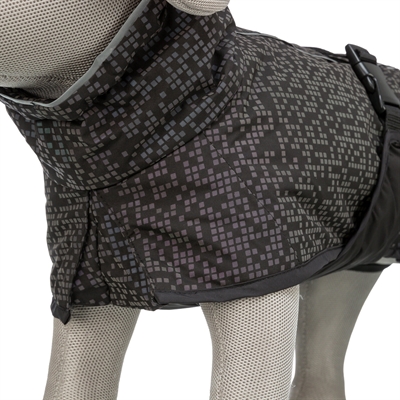 TRIXIE HONDENJAS LIMOUX REFLECT ZWART / GRIJS — 40 CM — afbeelding 2