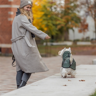 Trixie hondenjas winter explore thermo olijfgroen (70 CM) - Afbeelding 11