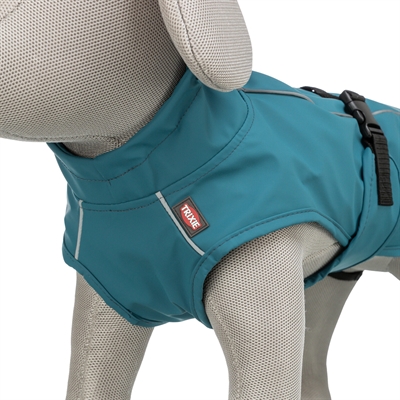 Trixie regenjas hond vimy petrol (RUG 40 CM BUIK 40-54 CM) - Afbeelding 3