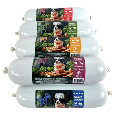 Freds gestoomd vers vlees worst assorti box – Image 3