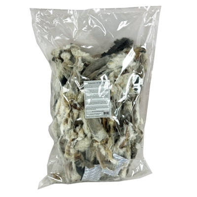 Petsnack konijnenoren met vacht (1,5 KG) - Afbeelding 3