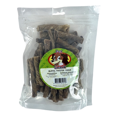 Petsnack buffel twist (SMALL 150 GR) - Afbeelding 2