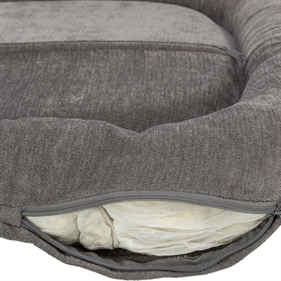 TRIXIE VITAL HONDENKUSSEN LENNOX OVAAL GRIJS — 110X85 CM — afbeelding 4