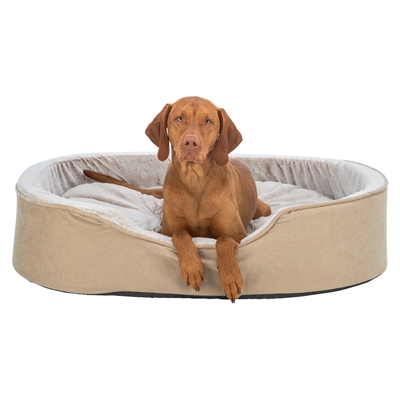 TRIXIE VITAL HONDENMAND LINO SOFT OVAAL BEIGE / CREME — 60X45 CM — afbeelding 7