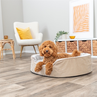 TRIXIE VITAL HONDENMAND LINO SOFT OVAAL BEIGE / CREME — 60X45 CM — afbeelding 8