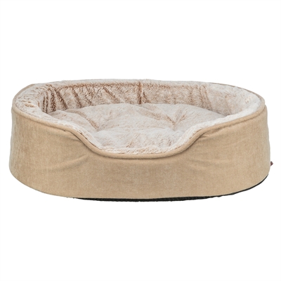 Trixie vital hondenmand lino soft ovaal beige / creme