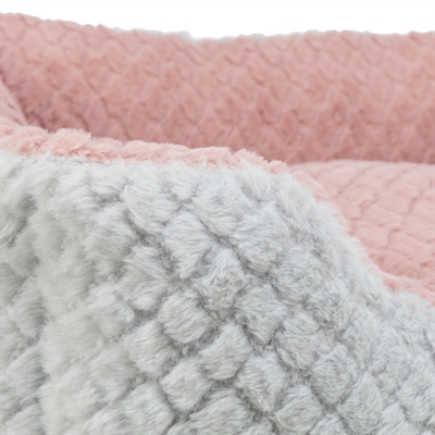 Trixie hondenmand kaline mio hoekig grijs / oudroze (80X65 CM) - Afbeelding 3