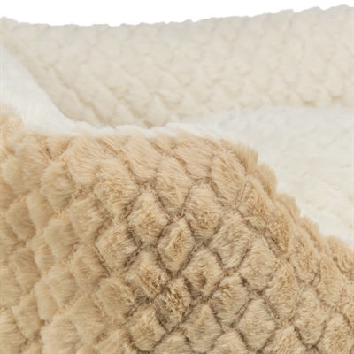 TRIXIE HONDENMAND KALINE MIO HOEKIG LICHTBRUIN / CREME — 50X40 CM — afbeelding 2