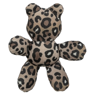 Trixie beer pluche panterprint met kattenkruid / catnip assorti (12 CM) - Afbeelding 4