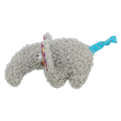 Trixie olifant pluche met kattenkruid / catnip grijs (15 CM) - Afbeelding 2