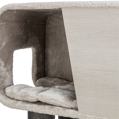 Trixie krabpaal rafael xxl lichtgrijs / donkergrijs (78X58X156 CM) - Afbeelding 4