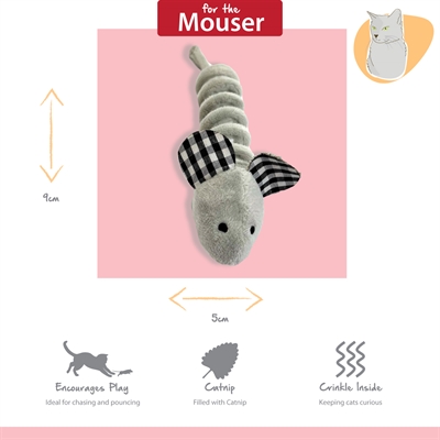 Happy pet tabby patch muizen (11 CM EN 9 CM) - Afbeelding 6