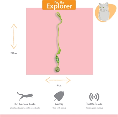 Happy pet tabby patch erwten bungee (80X7X2 CM) - Afbeelding 4