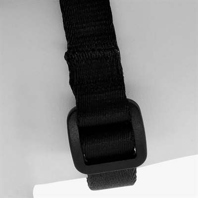 Morso mini hondentuig verstelbaar gerecycle zwart (29-38X2,5 CM) - Afbeelding 7