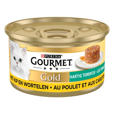 Gourmet gold hartig torentje kip / wortel (24X85 GR) - Afbeelding 2