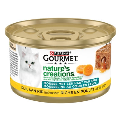 Gourmet natures creations hart van saus kip (24X85 GR) - Afbeelding 2