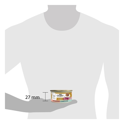 Gourmet gold hartig torentje zalm (24X85 GR) - Afbeelding 2