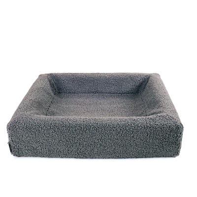 Bia bed premium hoes teddy grijs (60X50X12,5 CM)