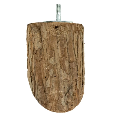 Back zoo nature wood slice perch (CA. 10X7,5X3 CM)