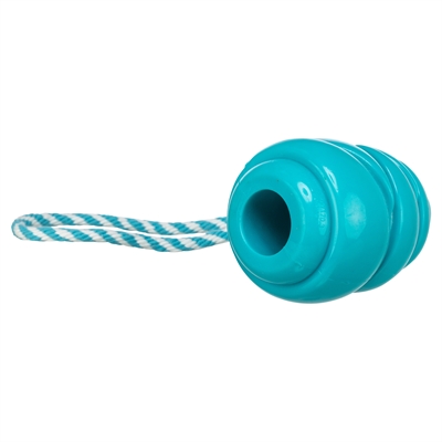 TRIXIE JUMPER KEGEL AAN TOUW SUPER STRONG TPR PETROL — 36,5X8X8 CM