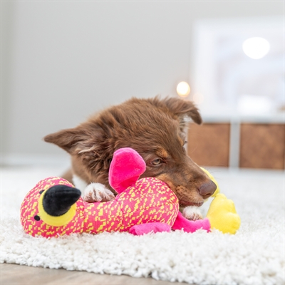 Trixie flamingo stof roze / geel (32X12X11 CM) - Afbeelding 6