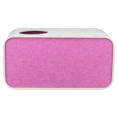 Trixie speelbox merle vierkant vilt zand / roze (58X27X29 CM) - Afbeelding 3