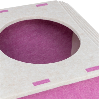 Trixie speelbox merle vierkant vilt zand / roze (58X27X29 CM) - Afbeelding 5