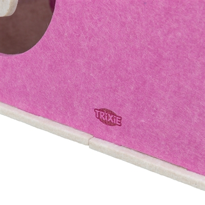 Trixie speelbox merle vierkant vilt zand / roze (58X27X29 CM) - Afbeelding 8
