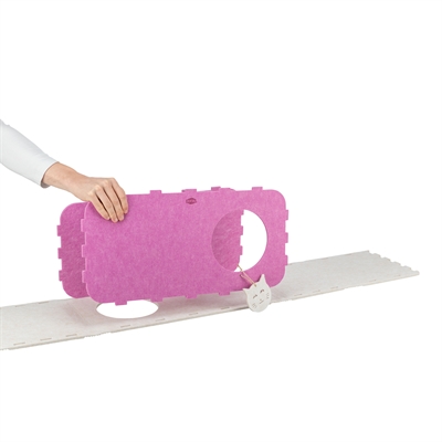 Trixie speelbox merle vierkant vilt zand / roze (58X27X29 CM) - Afbeelding 9