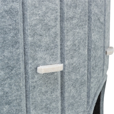 Trixie speelbox mara ovaal vilt zand / grijs (66X46X62 CM) - Afbeelding 7