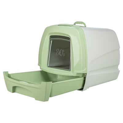 Trixie kattenbak easydraw met lade grijsgroen (46X57X48 CM) - Afbeelding 4