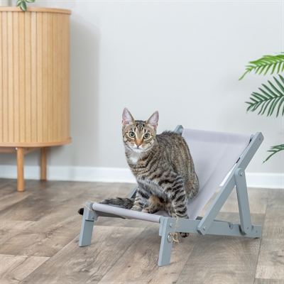 TRIXIE STRANDSTOEL HOUT GRIJS — 51X33X37 CM — afbeelding 12