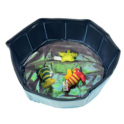 CROCI ZWEMBAD KAT MET 3 SPEELTJES — 30X30X10 CM — afbeelding 2