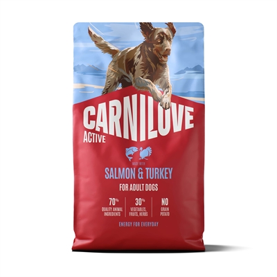 CARNILOVE ACTIVE ADULT ALL BREEDS SALMON / TURKEY — 4 KG