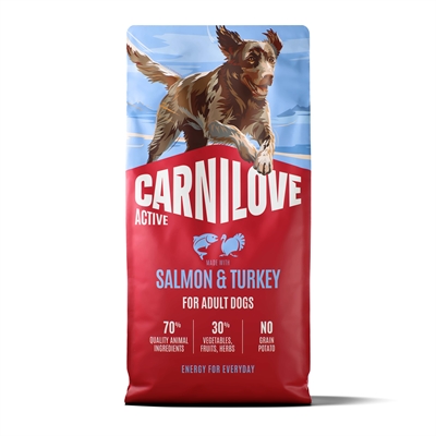 CARNILOVE ACTIVE ADULT ALL BREEDS SALMON / TURKEY — 12 KG
