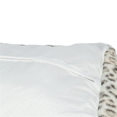 TRIXIE HONDENMAND LEO HOEKIG PANTERPRINT CREME — 80X60 CM — afbeelding 2