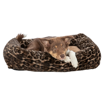 TRIXIE HONDENMAND LEO HOEKIG PANTERPRINT BRUIN — 60X50 CM — afbeelding 5