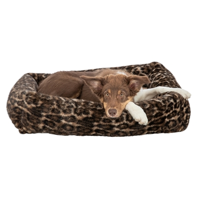 TRIXIE HONDENMAND LEO HOEKIG PANTERPRINT BRUIN — 80X60 CM — afbeelding 6