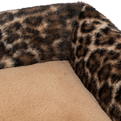 TRIXIE HONDENMAND LEO HOEKIG PANTERPRINT BRUIN — 100X70 CM — afbeelding 2