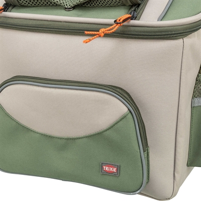 Trixie fietsmand voor stuur polyester olijfgroen / beige (48X34X40 CM) - Afbeelding 6