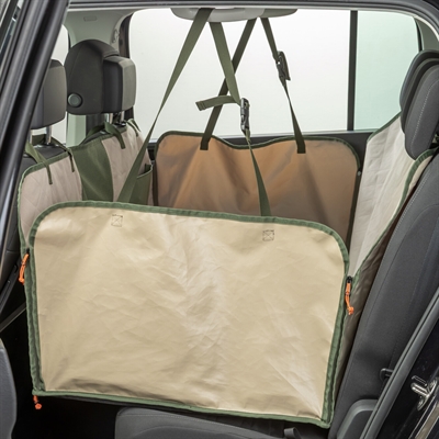 Trixie autobeschermdeken met omkeerbare hoes olijfgroen / beige (161X210 CM) - Afbeelding 2