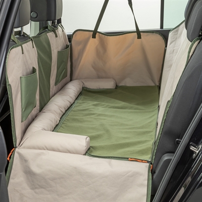 Trixie autobeschermdeken met omkeerbare hoes olijfgroen / beige (161X210 CM) - Afbeelding 3