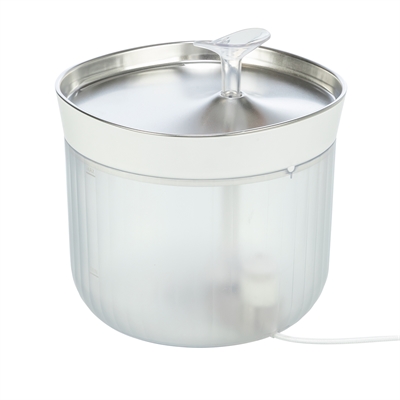 Trixie drinkfontein aqua clear kunststof / rvs wit (18X18X16 CM) - Afbeelding 4