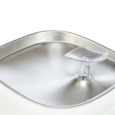 Trixie drinkfontein aqua pure kunststof / rvs wit (18X18X14,5 CM) - Afbeelding 8