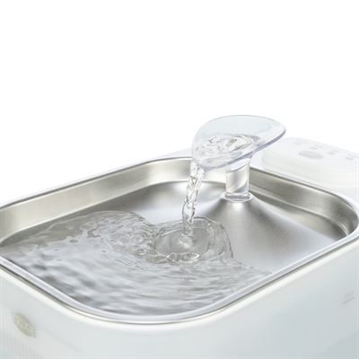Trixie drinkfontein aqua square kunststof / rvs wit (23,5X16X15,5 CM) - Afbeelding 8